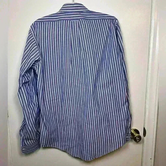 Brooks Brothers 1818 Men’s Striped Button Down - 15 1/2 x 5 - Picture 3 of 4